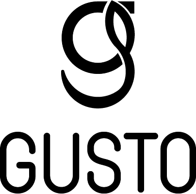 Gusto Logoshape and logo type